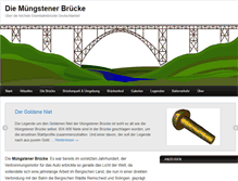 Tablet Screenshot of die-muengstener-bruecke.de